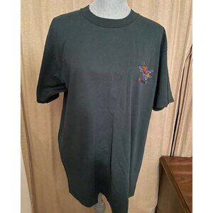 VTG Fruit of the Loom CANADA Beaver Green Tee Shirt XL